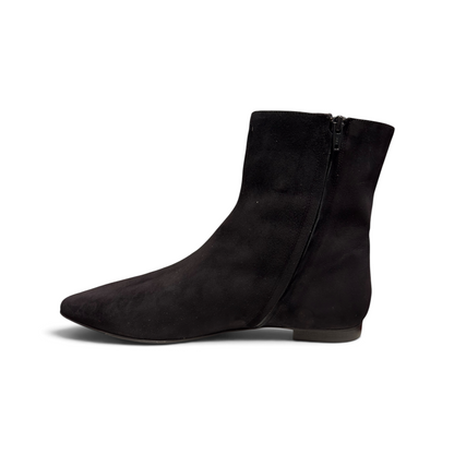 Big Shoes Privée | Stiefelette Suede Schwarz