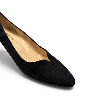 Brunate | Pumps Camoscio Nero 50420