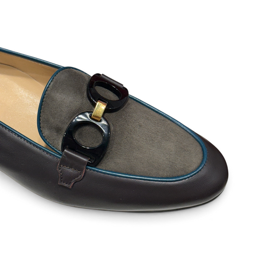 Brunate | Loafer Biba Nappa Moro Pavone Cam. Kaki 20316