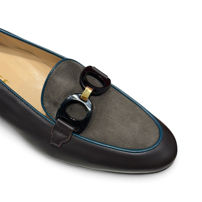 Brunate | Loafer Biba Nappa Moro Pavone Cam. Kaki 20316