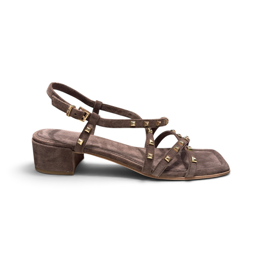 Kennel & Schmenger | SAGA Suede Coco Gold Sandale