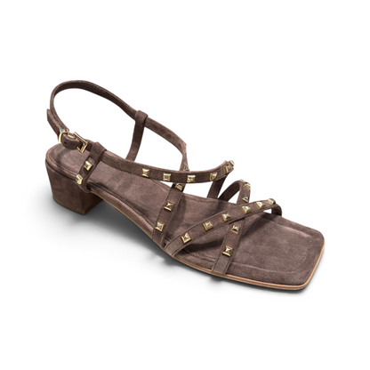 Kennel & Schmenger | SAGA Suede Coco Gold Sandale