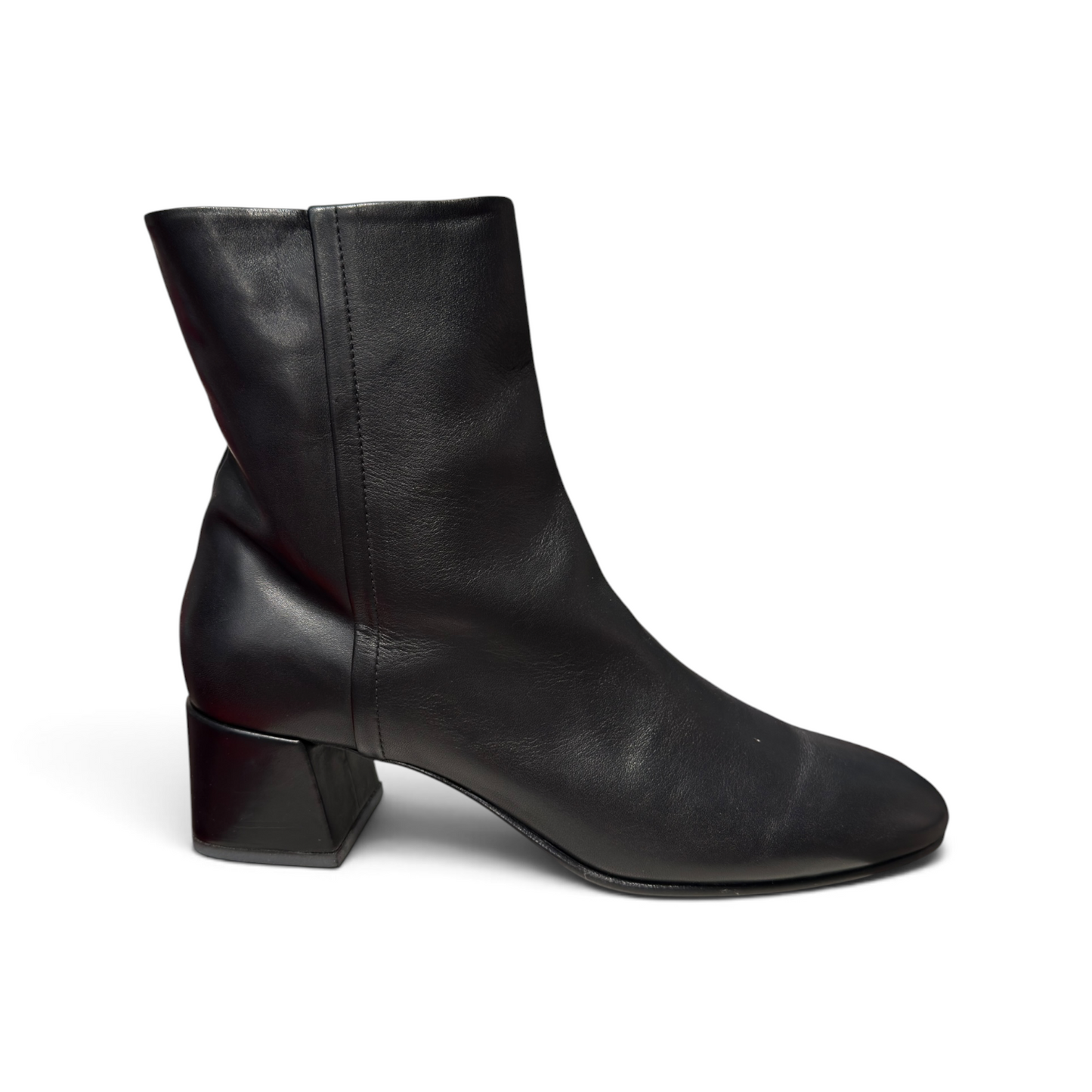 Barbara Bellini | Schwarz Plongé Stiefelette D9107