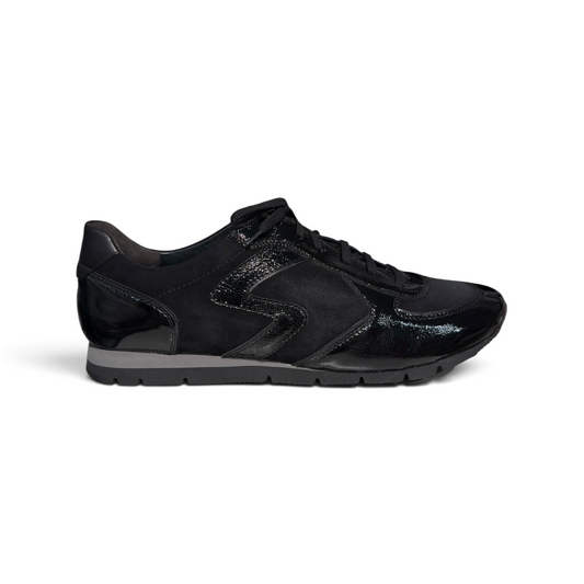 Semler | Sneaker Knautschlack Soft Schwarz (Modell Name Rosa)