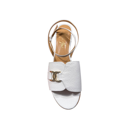 Big Shoes Privée | Sandale White Crown VN49