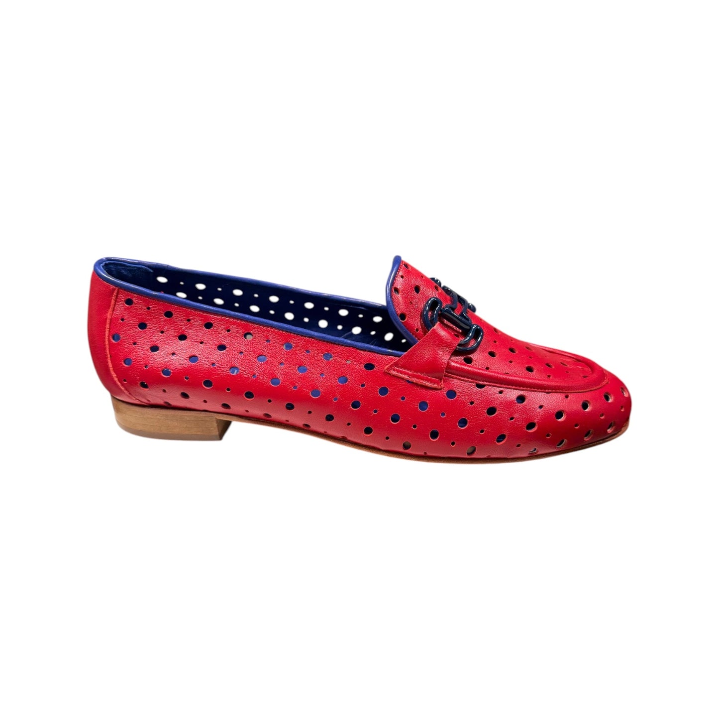 Big Shoes Privé | Nappa Loafer Forata Rosso