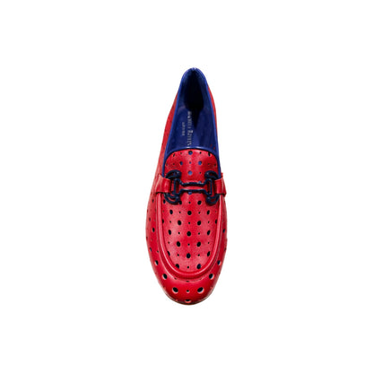 Big Shoes Privé | Nappa Loafer Forata Rosso