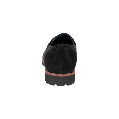 Sioux | Meredith Moccasin Lamb Suede Black