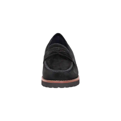 Sioux | Meredith Moccasin Lamb Suede Black