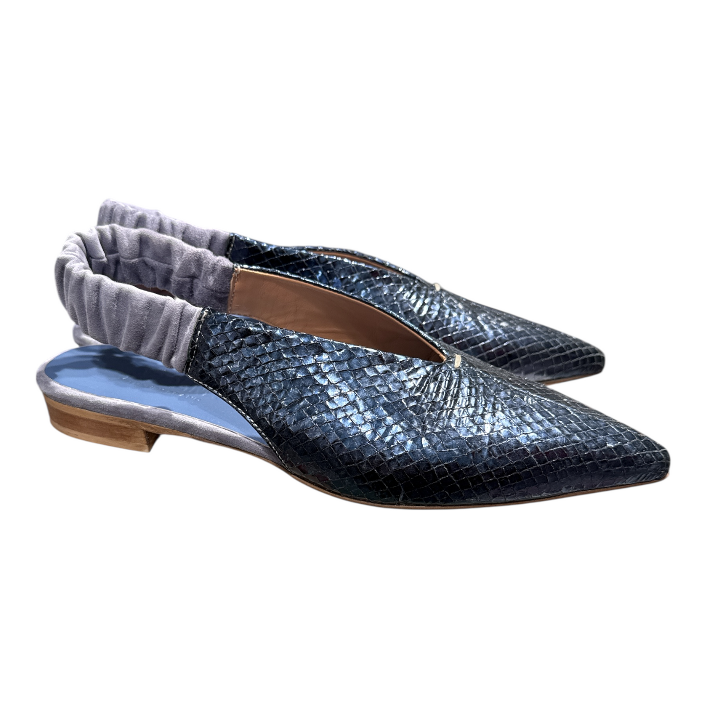 Donna Carolina | Ocean Metallic Sling Ballerina