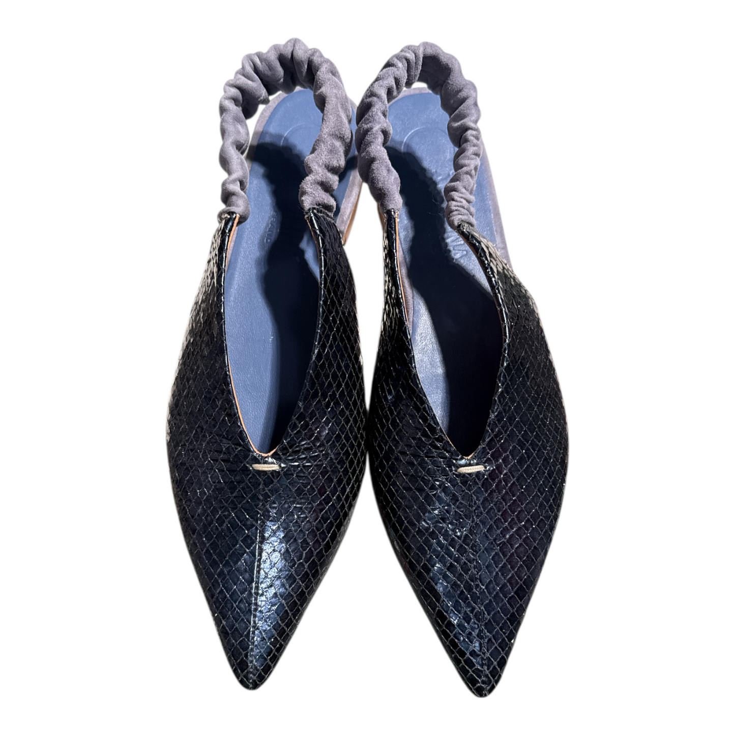 Donna Carolina | Ocean Metallic Sling Ballerina