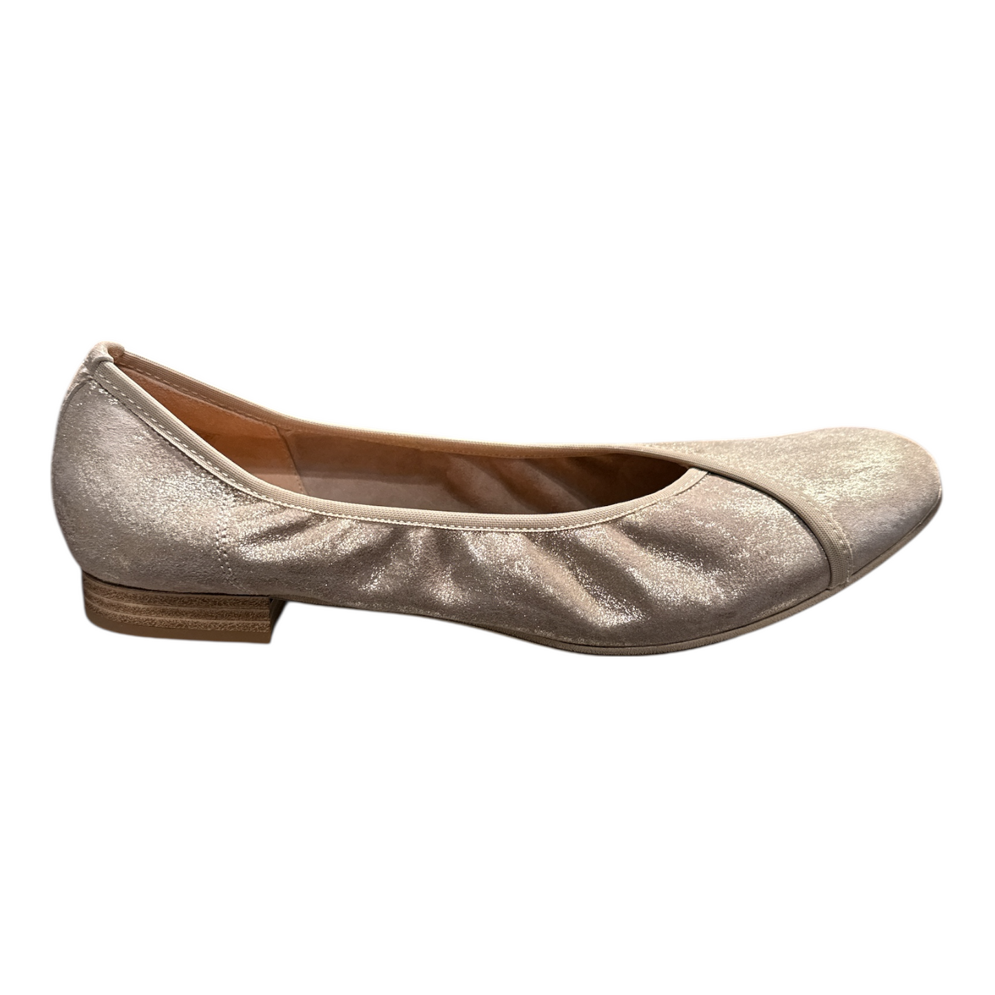Donna Carolina | Metal Oro Sabbia Ballerina