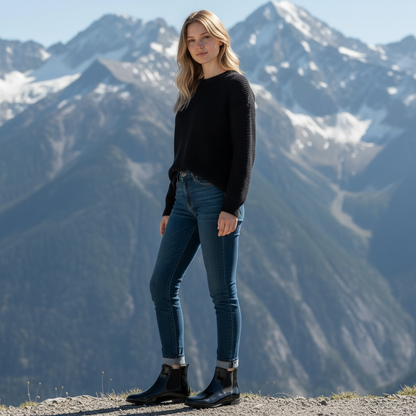 Brunate | Stiefelette Softlack Nero