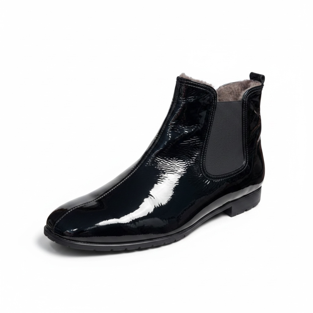 Brunate | Stiefelette Softlack Nero
