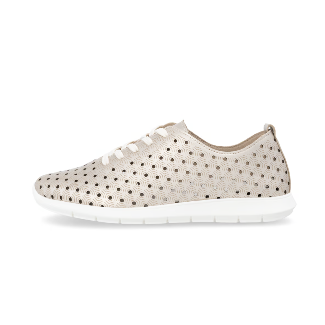 Remonte | Sneaker – Perforiertes Gold