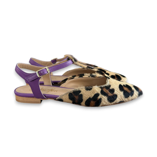 Life Shoes | Ballerina - Viola / Animal Print