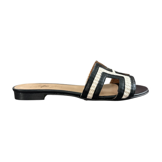 Life Shoes | Sleeper - Raffia Crudo & Nappa Nero