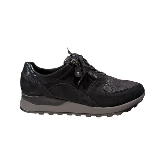 Waldläufer  | Hegli Schwarz Stretch Sneaker