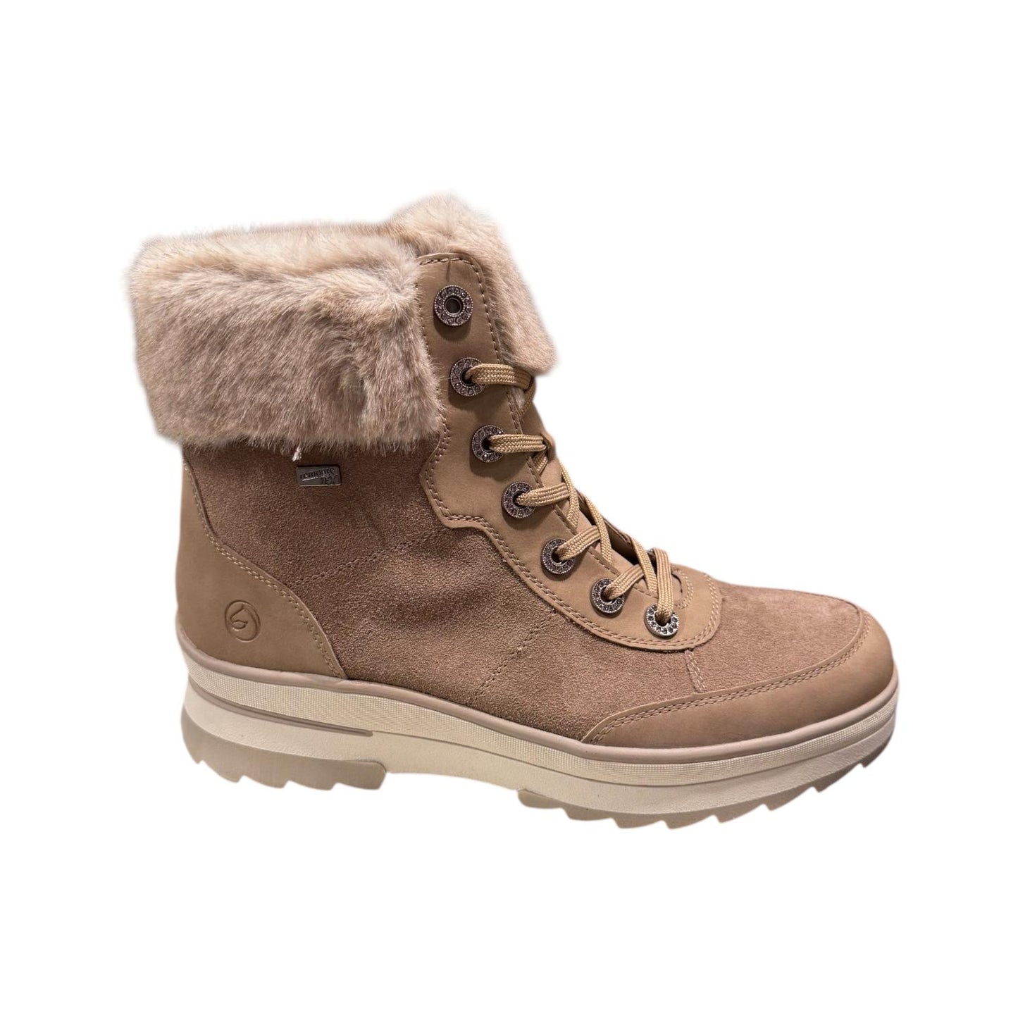 Remonte | Beige Schnürer