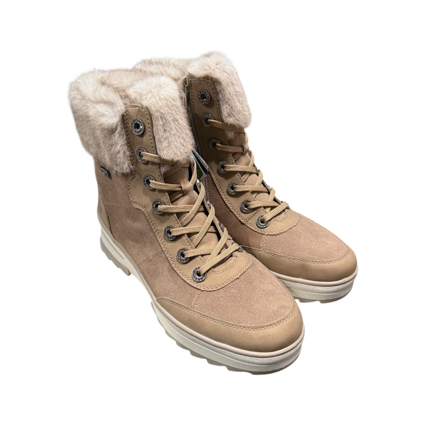 Remonte | Beige Schnürer