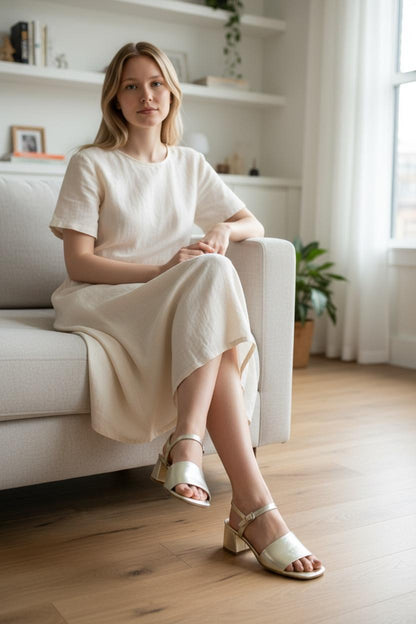 Donna Carolina | DeaA Sandal Platin