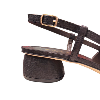 Brunate | Schwarz Sandale Aktive Nero