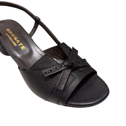 Brunate | Schwarz Sandale Aktive Nero