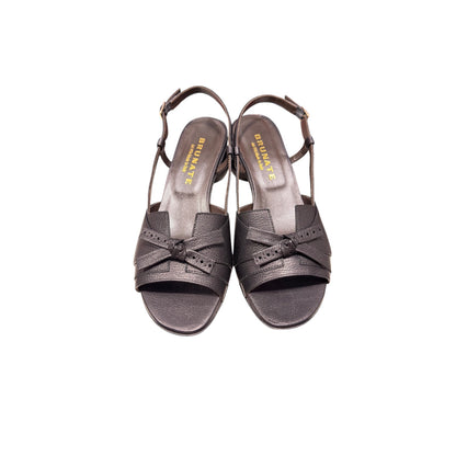 Brunate | Schwarz Sandale Aktive Nero