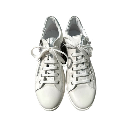 Big Shoes Privé | W-Silber/B-Gold Bio Sneaker